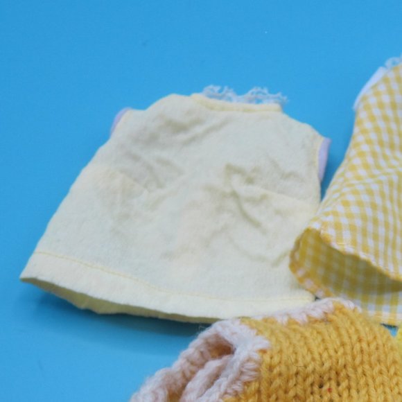💥3/$15💥Lot of 5 yellow Handmade Barbie size fashion doll clothes - Picture 8 of 9